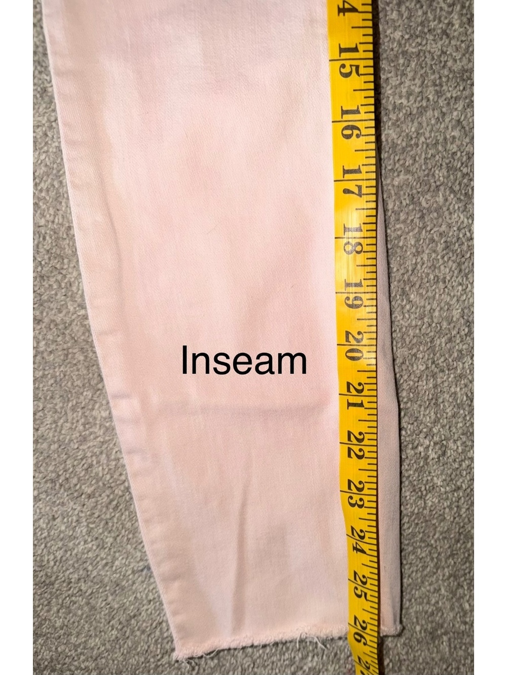 PAIGE Verdugo Crop Mid-Rise Skinny Pink Sz 27 Designer - Picture 4 of 8